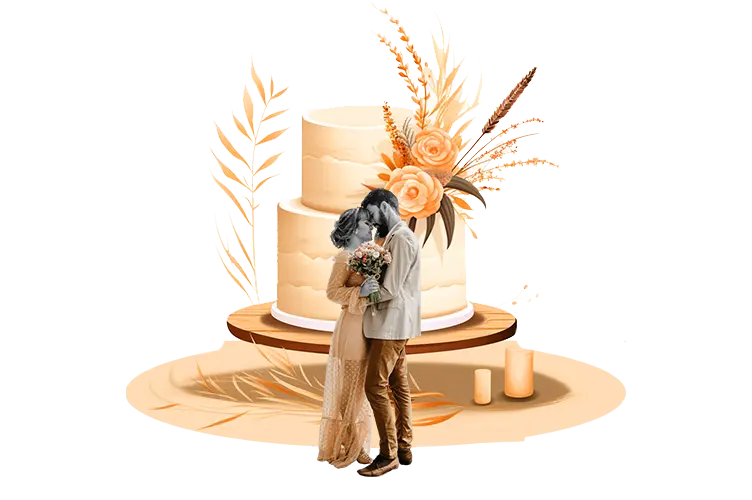 Top Ideas for a Beautiful Boho Wedding Cake