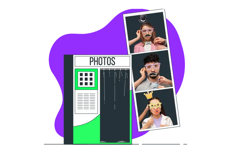 Different Types of Photo Booths: Enclosed Photo Booth 