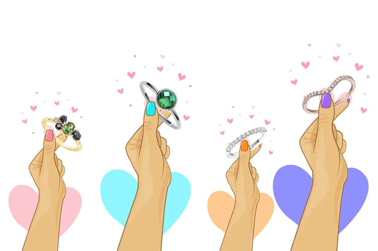 What Do Promise Rings Look Like? 